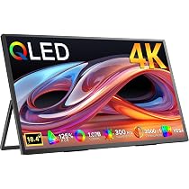 Amazon.co.jp: モバイルモニター 4K QLED 18.4インチ モバイル